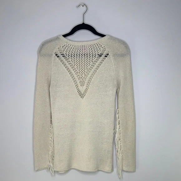 Love on a Hanger Cream Crew Neck Sweater - Picture 4 of 6